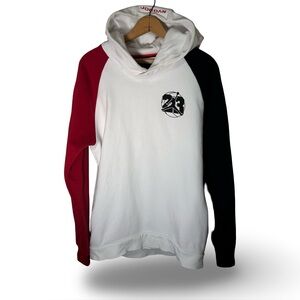 Jordan Men's Retro 3 Tri-Color Hoodie - Red, White, Black Hoodie Men’s M